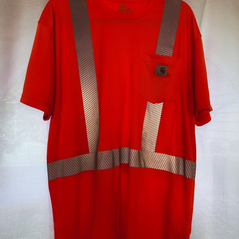 Carhartt Men's Dri Fit, Hi-Vis Safety Tee